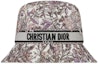 Buy (W) 디올 여성용 플로럴 프린트 코튼 버킷햇 - 멀티컬러. 42AOS923X133C973