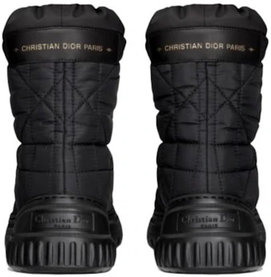 (W) Dior 霜淇淋平底短靴 '黑色' KDI812CQN_S900 Shop (W) Dior 霜淇淋平底短靴 '黑色' KDI812CQN_S900