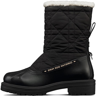 (Women) Dior Frozen-D Round Toe Slip-On Ankle Snow Boots 'Black' KDI958CQY_S900 Buy (Women) Dior Frozen-D Round Toe Slip-On Ankle Snow Boots 'Black' KDI958CQY_S900