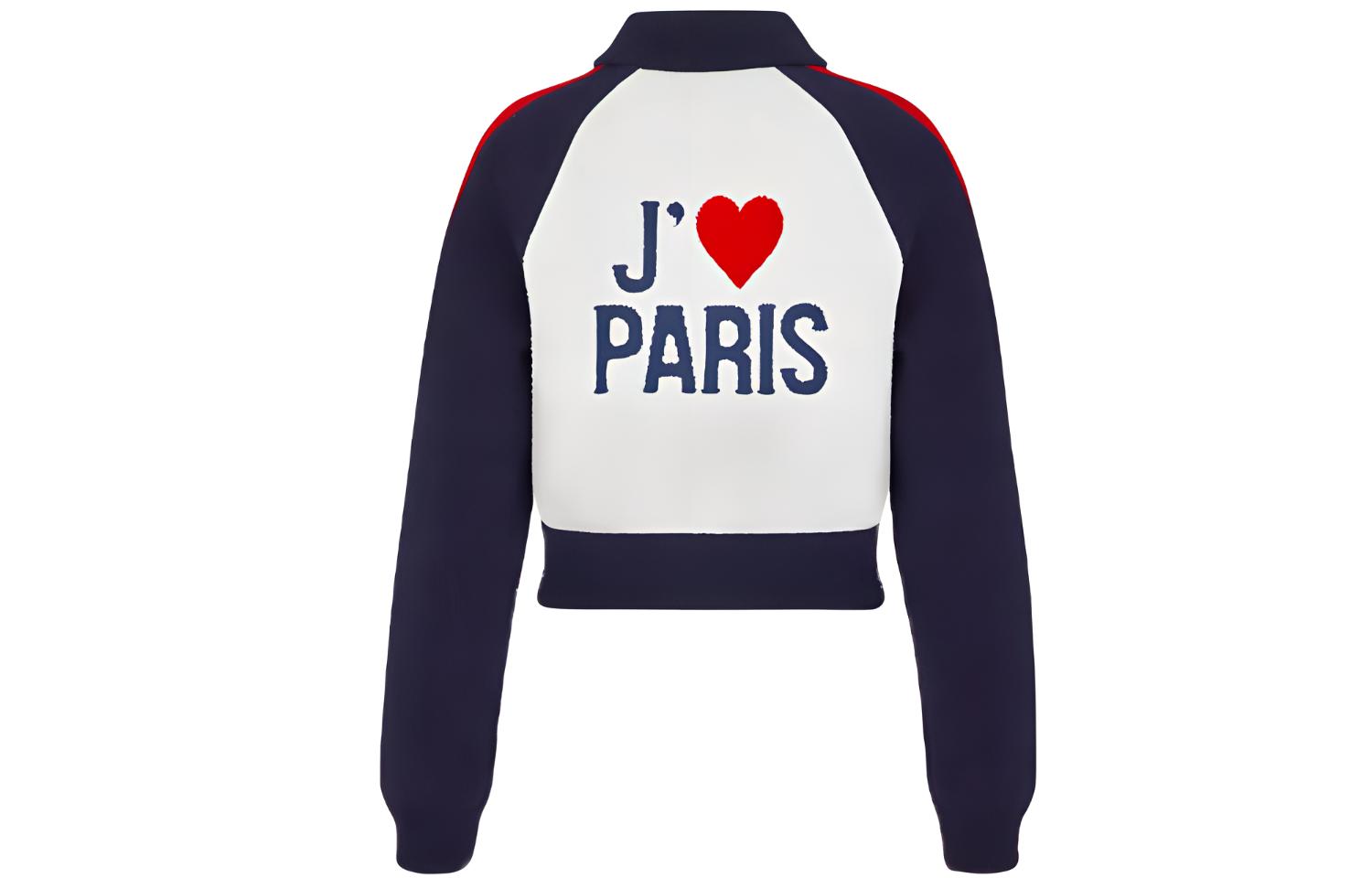 Lookbook (W) Chaqueta Aviador Colorblock Casual DIOR FW21 Blanca 144V50AM350-X0878