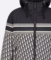 Sizing (Women) DIOR FW21 Reversible Monogram Hooded Jacket Black 147C23A2968-X5803