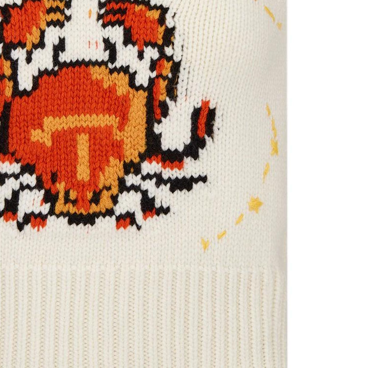 Shop (Women) DIOR FW22  Animal Print Sleeveless Vest - Off-White 244T11CR320-X0849