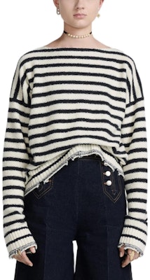 (W) ディオール FW22 ベージュ ストライプ ロゴ カシミア 長袖ニットセーター. 314S29AM412-X0825 Lookbook (W) ディオール FW22 ベージュ ストライプ ロゴ カシミア 長袖ニットセーター. 314S29AM412-X0825