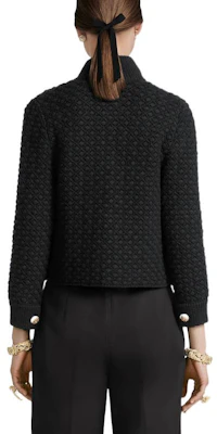 (W) DIOR FW22 Cárdigan Negro de Punto con Botonadura Simple. 314V53AM202-X9000 Purchase (W) DIOR FW22 Cárdigan Negro de Punto con Botonadura Simple. 314V53AM202-X9000
