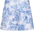 Lookbook (Women) DIOR FW22 Blue Denim Shorts with Toile de Jouy Animal Print. 242P26A3526-X5881