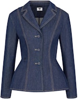 (Women) DIOR FW22 Blue Single-Breasted Slim Fit Blazer Jacket. 252V14A3561-X5670 (Women) DIOR FW22 Blue Single-Breasted Slim Fit Blazer Jacket. 252V14A3561-X5670