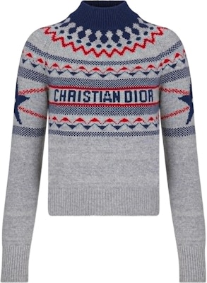 (W) DIOR FW22 Abu Logo Geometris High-Neck Sweater Wol Bergaris. 144S60BM134_X8878 Buy (W) DIOR FW22 Abu Logo Geometris High-Neck Sweater Wol Bergaris. 144S60BM134_X8878