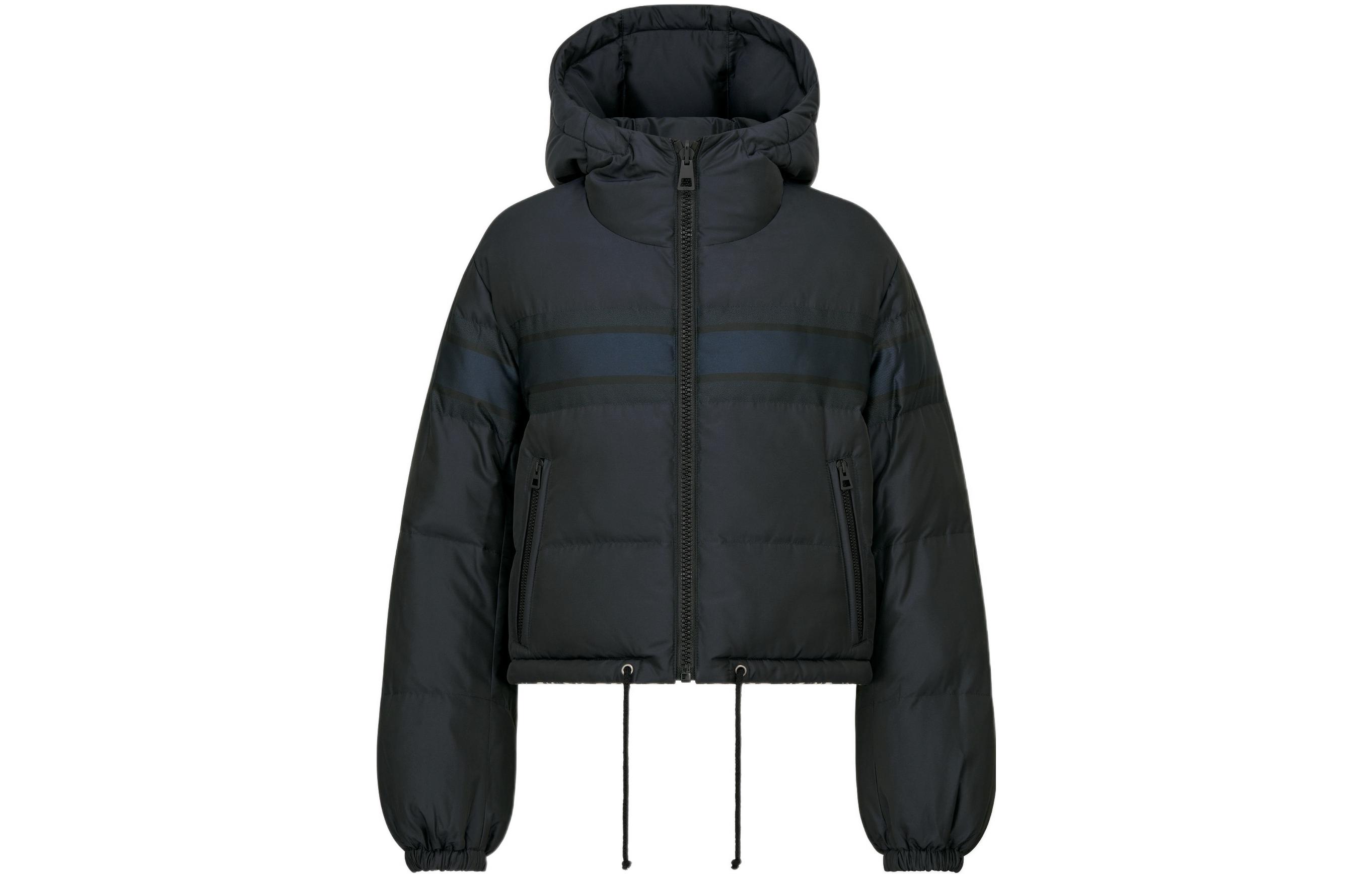 Shop (W) DIOR FW22 Jaket Hoodie Logo Print Lengan Panjang Warna Blok. 147C21A2968-X5803