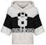 Buy (Women) DIOR FW22 White Cashmere Knit Hoodie with Logo Pattern Print. 254S56AM121-X9330
