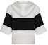Lookbook (Women) DIOR FW22 White Cashmere Knit Hoodie with Logo Pattern Print. 254S56AM121-X9330