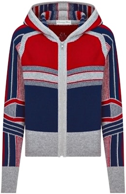 (Women) DIOR FW22 Alps Capsule Colorblock Zipper Slim Knit Hoodie Women’s 144G61DM134-X8878 Order (Women) DIOR FW22 Alps Capsule Colorblock Zipper Slim Knit Hoodie Women’s 144G61DM134-X8878