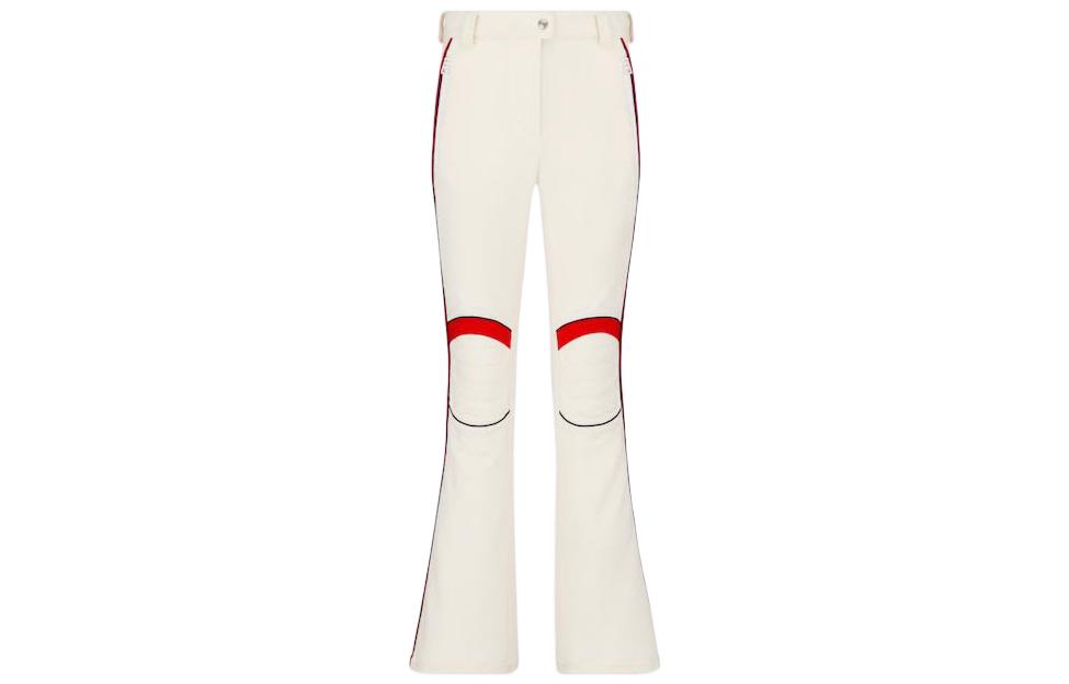 Order (W) Dior 2022秋冬阿尔卑斯系列撞色条纹喇叭滑雪裤 女款 米色 147P65B2120-X0200