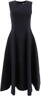 (Women) DIOR FW22 Black Sleeveless Dress with Back Zipper and Pleated Hem for Women. 251R01A1166-X9000 Order (Women) DIOR FW22 Black Sleeveless Dress with Back Zipper and Pleated Hem for Women. 251R01A1166-X9000