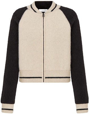 (Women) DIOR FW22 Contrast Letter Print Long Sleeve Bomber Jacket Off-White. 244V50AM410-X0811 Order (Women) DIOR FW22 Contrast Letter Print Long Sleeve Bomber Jacket Off-White. 244V50AM410-X0811