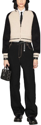 (Women) DIOR FW22 Contrast Letter Print Long Sleeve Bomber Jacket Off-White. 244V50AM410-X0811 Shop (Women) DIOR FW22 Contrast Letter Print Long Sleeve Bomber Jacket Off-White. 244V50AM410-X0811