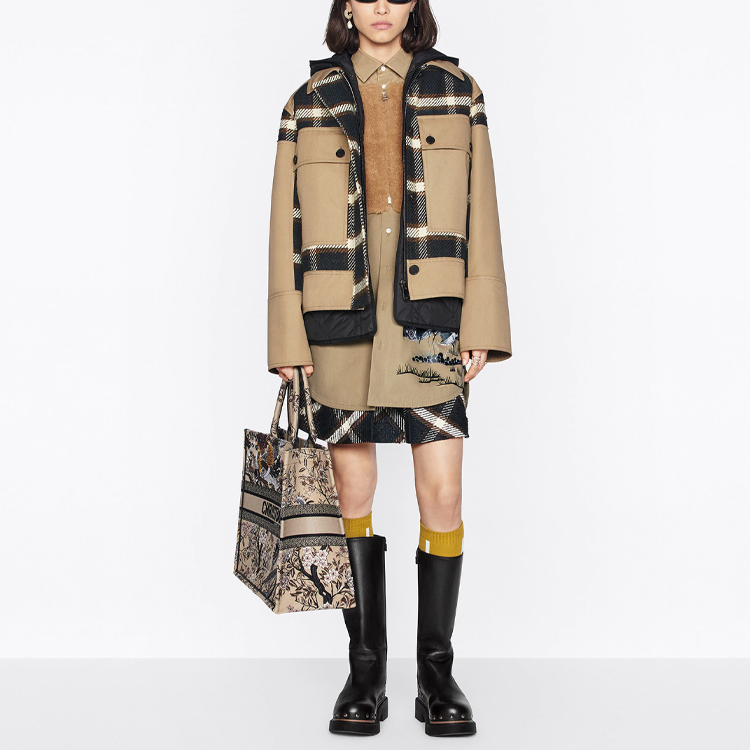 (Women) DIOR FW22 Floral & Bird Print Long-Sleeve Shirt Beige 257B53A3419-X1810 圖 4