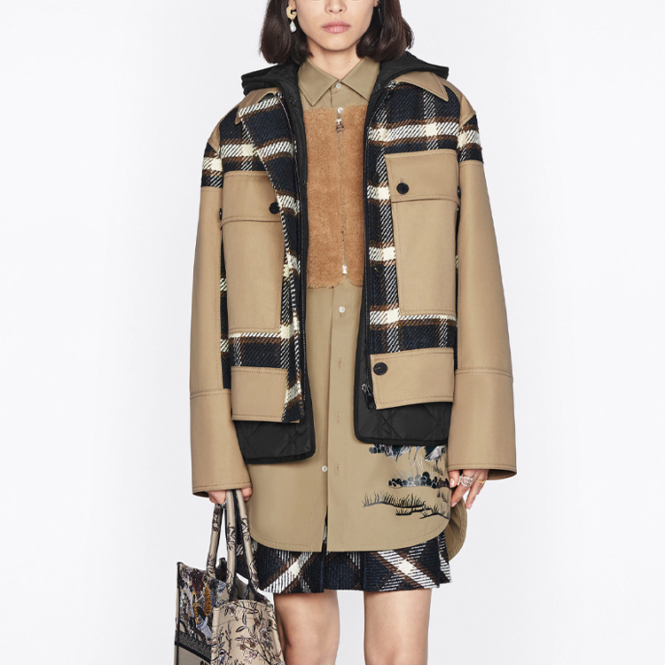 (Women) DIOR FW22 Floral & Bird Print Long-Sleeve Shirt Beige 257B53A3419-X1810 圖 5