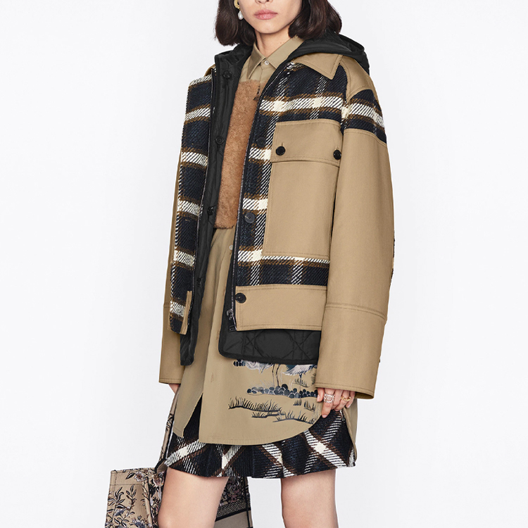 (Women) DIOR FW22 Floral & Bird Print Long-Sleeve Shirt Beige 257B53A3419-X1810 圖 6