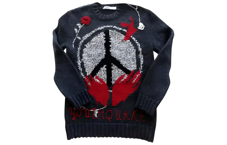 (Women) DIOR FW22 Oversized Letter Print Sweatshirt  Dark Gray 854S47AM207/8812