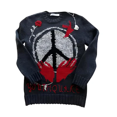 (Women) DIOR FW22 Oversized Letter Print Sweatshirt Dark Gray 854S47AM207/8812