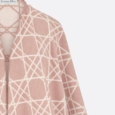 (W) DIOR 2022秋冬格纹字母logo流苏披肩斗篷。 21CAN370I006-C140 Details for (W) DIOR 2022秋冬格纹字母logo流苏披肩斗篷。 21CAN370I006-C140