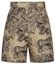 Lookbook (Women) DIOR FW22 Totem Print High-Waist Relaxed Shorts Women Brown 257P40A3754-X1800