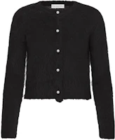 (Women) DIOR FW23 Black Knit Cardigan Sweater Long Sleeve Crewneck 354G04AM432-X9000 (Women) DIOR FW23 Black Knit Cardigan Sweater Long Sleeve Crewneck 354G04AM432-X9000
