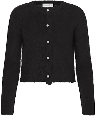 (W) DIOR FW23 Cárdigan Suéter Negro de Punto Manga Larga Cuello Redondo 354G04AM432-X9000 Order (W) DIOR FW23 Cárdigan Suéter Negro de Punto Manga Larga Cuello Redondo 354G04AM432-X9000