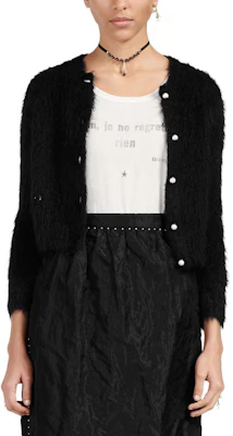 (W) DIOR FW23 Cárdigan Suéter Negro de Punto Manga Larga Cuello Redondo 354G04AM432-X9000 Shop (W) DIOR FW23 Cárdigan Suéter Negro de Punto Manga Larga Cuello Redondo 354G04AM432-X9000