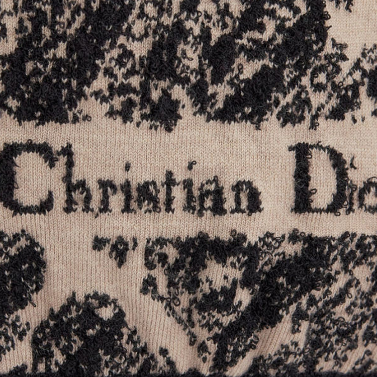 (Women) DIOR FW23  Black Pattern Print Zip-Up Casual Baseball Jacket 354V50AM205-X1830 圖 4