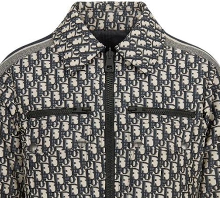 (Women) DIOR FW23 Reversible Zip-Up Jacket Multicolor. 147V17A2968-X5803 Details for (Women) DIOR FW23 Reversible Zip-Up Jacket Multicolor. 147V17A2968-X5803