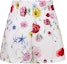 Lookbook (Women) DIOR FW23 White Floral Print Buckle Casual Mini Skirt. 357P15A2263-X0834