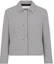 Order (Women) Dior FW23 Houndstooth Pattern Short Jacket in Gray 351V34A1433-X9330