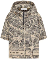 (Women) Dior FW23 Logo Print Zip-Up Short-Sleeve Hoodie - Multicolor 357C19A2780-X1830 (Women) Dior FW23 Logo Print Zip-Up Short-Sleeve Hoodie - Multicolor 357C19A2780-X1830