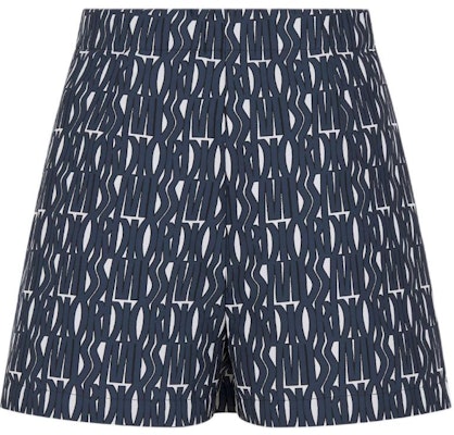 (W) DIOR FW24 Pantalones Cortos Acampanados Casual Multicolor con Logo. 457P15A2170-X5805 Lookbook (W) DIOR FW24 Pantalones Cortos Acampanados Casual Multicolor con Logo. 457P15A2170-X5805