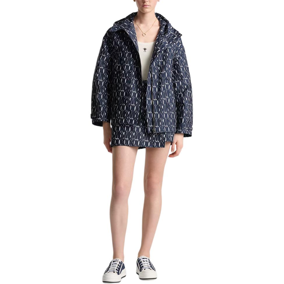 Shop (W) DIOR FW24 Pantalones Cortos Acampanados Casual Multicolor con Logo. 457P15A2170-X5805