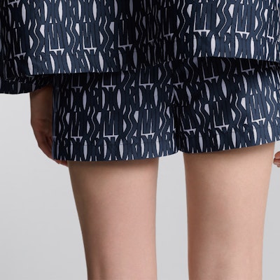 (W) DIOR FW24 Pantalones Cortos Acampanados Casual Multicolor con Logo. 457P15A2170-X5805 Details for (W) DIOR FW24 Pantalones Cortos Acampanados Casual Multicolor con Logo. 457P15A2170-X5805