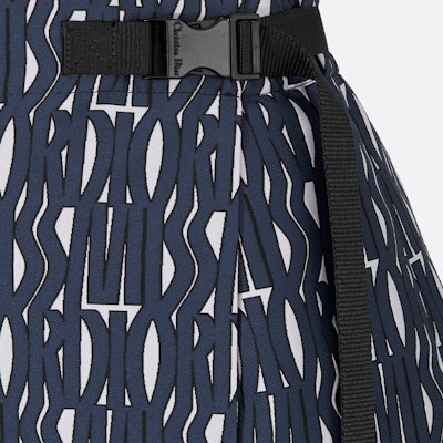 (W) DIOR FW24 Pantalones Cortos Acampanados Casual Multicolor con Logo. 457P15A2170-X5805 Sizing (W) DIOR FW24 Pantalones Cortos Acampanados Casual Multicolor con Logo. 457P15A2170-X5805