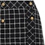 Lookbook (Women) DIOR FW24 Plaid Wrap Button Skirt Black 450J12A1589-X9330