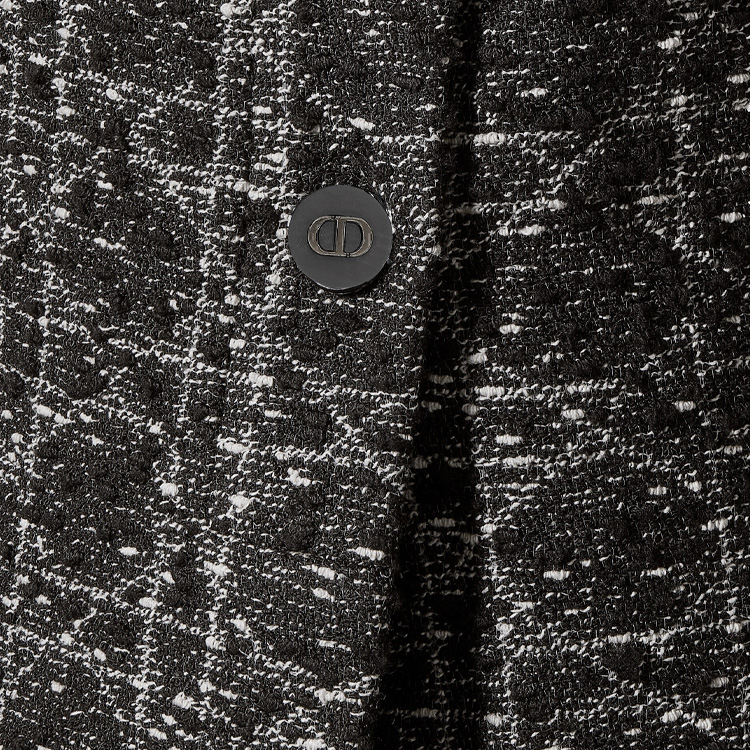 Sizing (W) DIOR FW24 多色斜紋布無袖圓領短洋裝 女款 441B53A7795-X9101