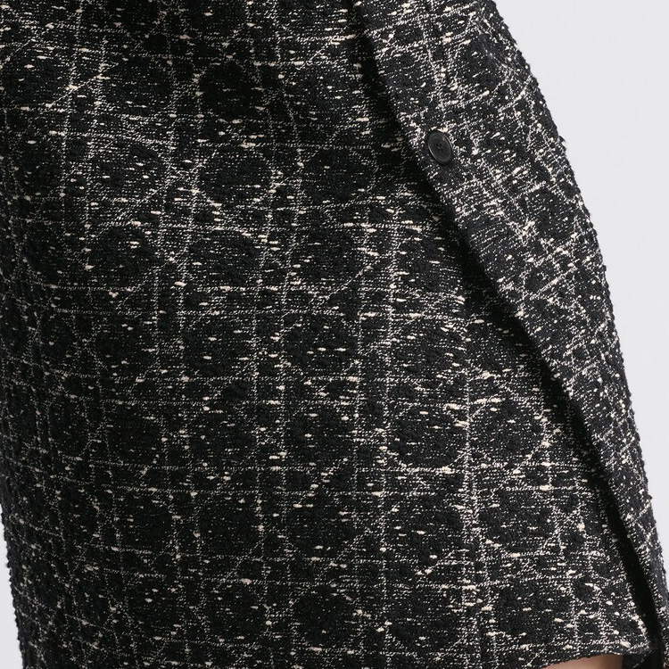 Cheap (W) DIOR FW24 多色斜紋布無袖圓領短洋裝 女款 441B53A7795-X9101