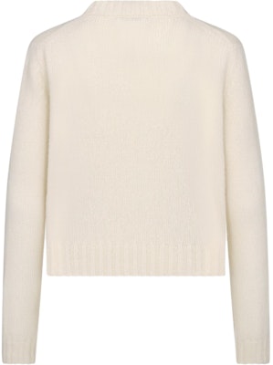 (W) ディオール FW24 七夕コレクション ロゴ クルーネック カシミヤ セーター オフホワイト 454S57AM103-X5805 Lookbook (W) ディオール FW24 七夕コレクション ロゴ クルーネック カシミヤ セーター オフホワイト 454S57AM103-X5805