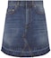 Order (Women) DIOR FW24 Washed Denim Zipper Skirt Blue - Fashion. 442J21A3315-X5478