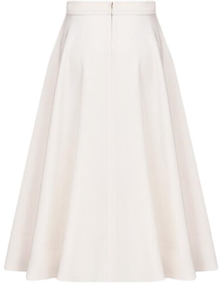 (Women) DIOR FW24 White High-Waisted Pleated Wool-Blend A-Line Midi Skirt for Women 451J05A1166-X0150 Lookbook (Women) DIOR FW24 White High-Waisted Pleated Wool-Blend A-Line Midi Skirt for Women 451J05A1166-X0150
