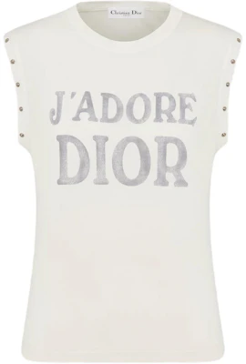 (W) Dior FW25 J''Adore Dior Tank Top Tanpa Lengan Katun 553T02C4250-X0930 Buy (W) Dior FW25 J''Adore Dior Tank Top Tanpa Lengan Katun 553T02C4250-X0930