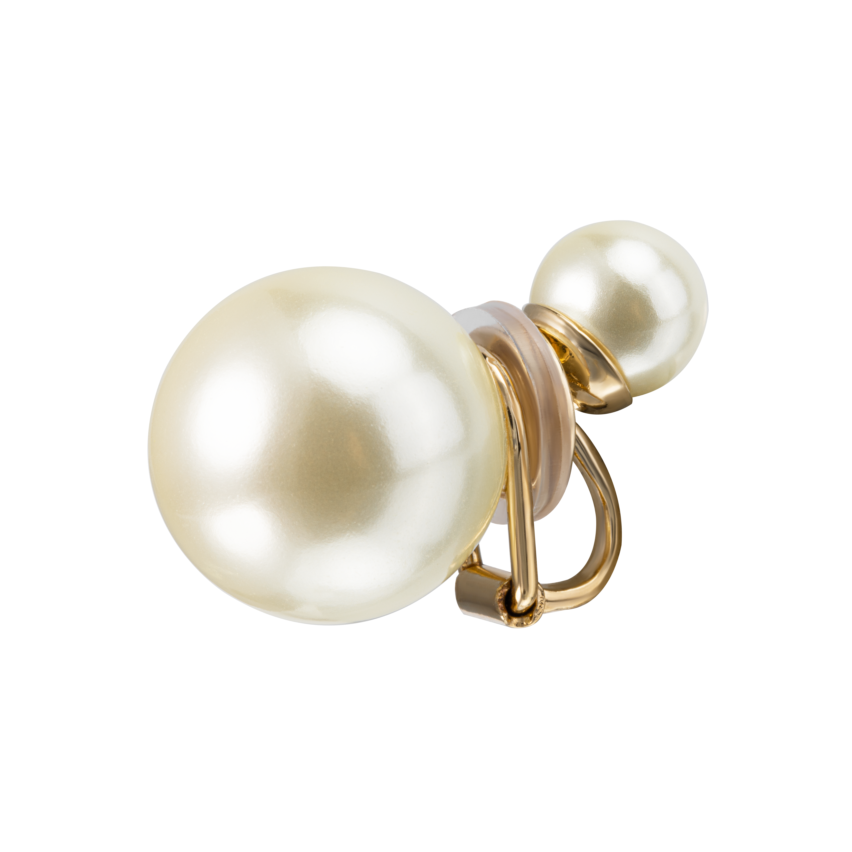 (Women) DIOR Gold-Plated Earrings in Off-White E0386TRIRS-D301 圖 3