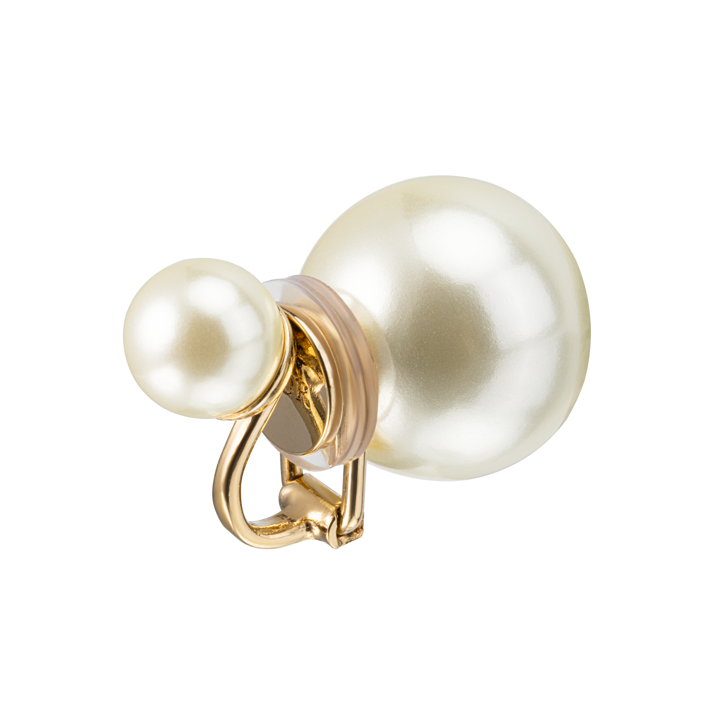 (Women) DIOR Gold-Plated Earrings in Off-White E0386TRIRS-D301 圖 5