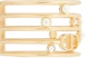 Lookbook (Women) DIOR Gold Crystal Pearl Metal Openwork Ring for Women. R2142WOMCY_D03S