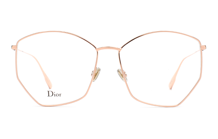 (Women) Dior Gold Geometric Alloy Optical Eyeglasses - European Style DIORSTELLAIREO4-DDB-5815 圖 2