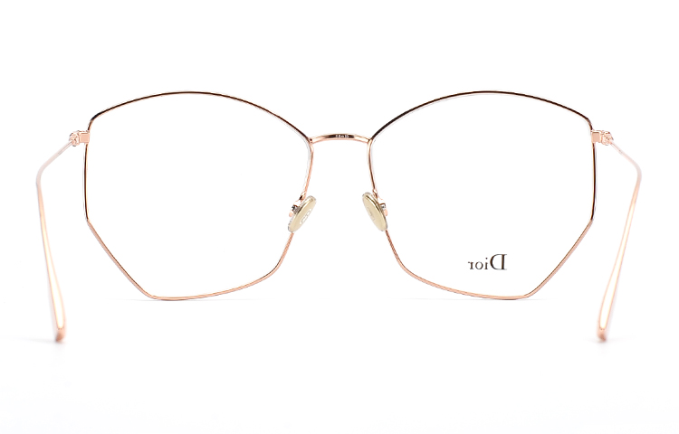 (Women) Dior Gold Geometric Alloy Optical Eyeglasses - European Style DIORSTELLAIREO4-DDB-5815 圖 5